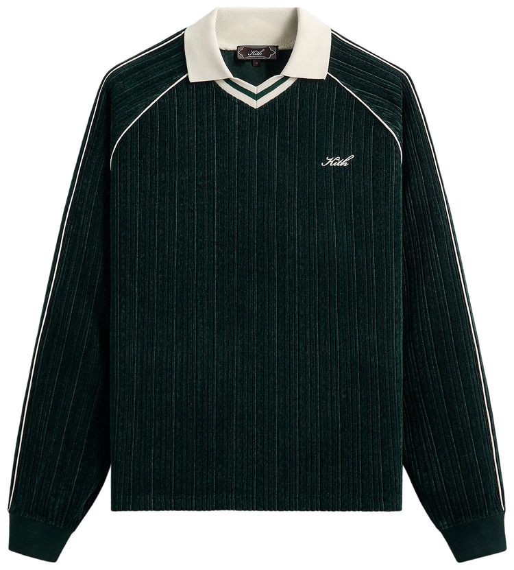 Kith Velvet Corduroy Long Sleeve Trevor Polo Stadium