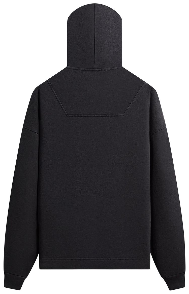 Kith Rib Neck Cropped Camden Hoodie Black