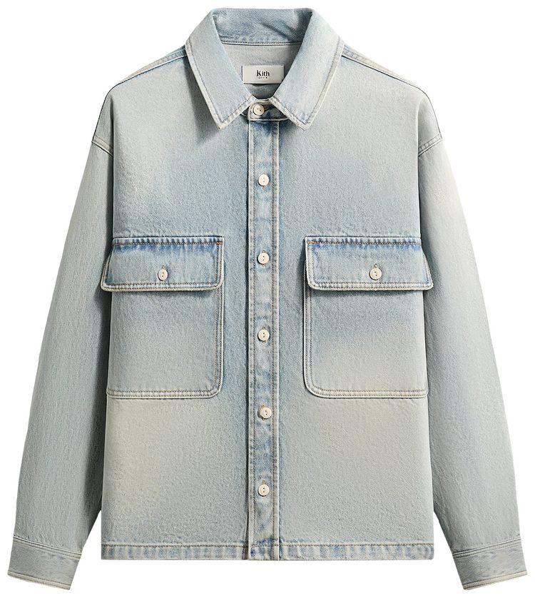 Kith Henson Denim Shirt Light Indigo