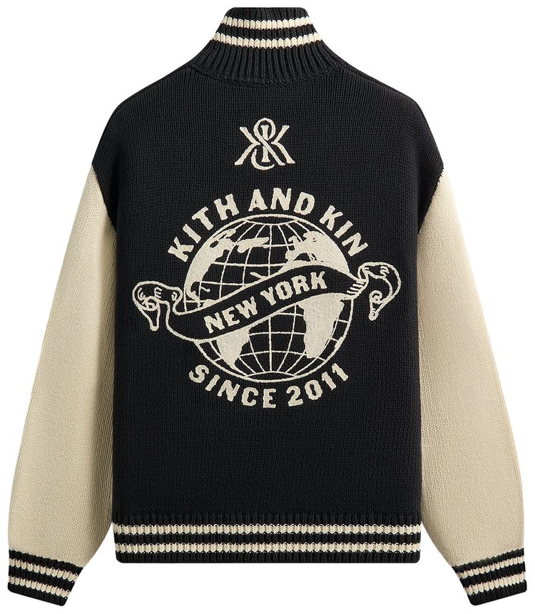 Kith Quarter Zip Wyona Sweater Cyclone