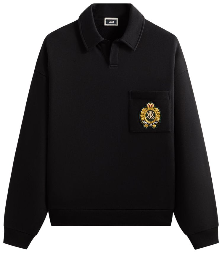 Kith Bullion Lauel Crest Nelson Pocket Rugby Black