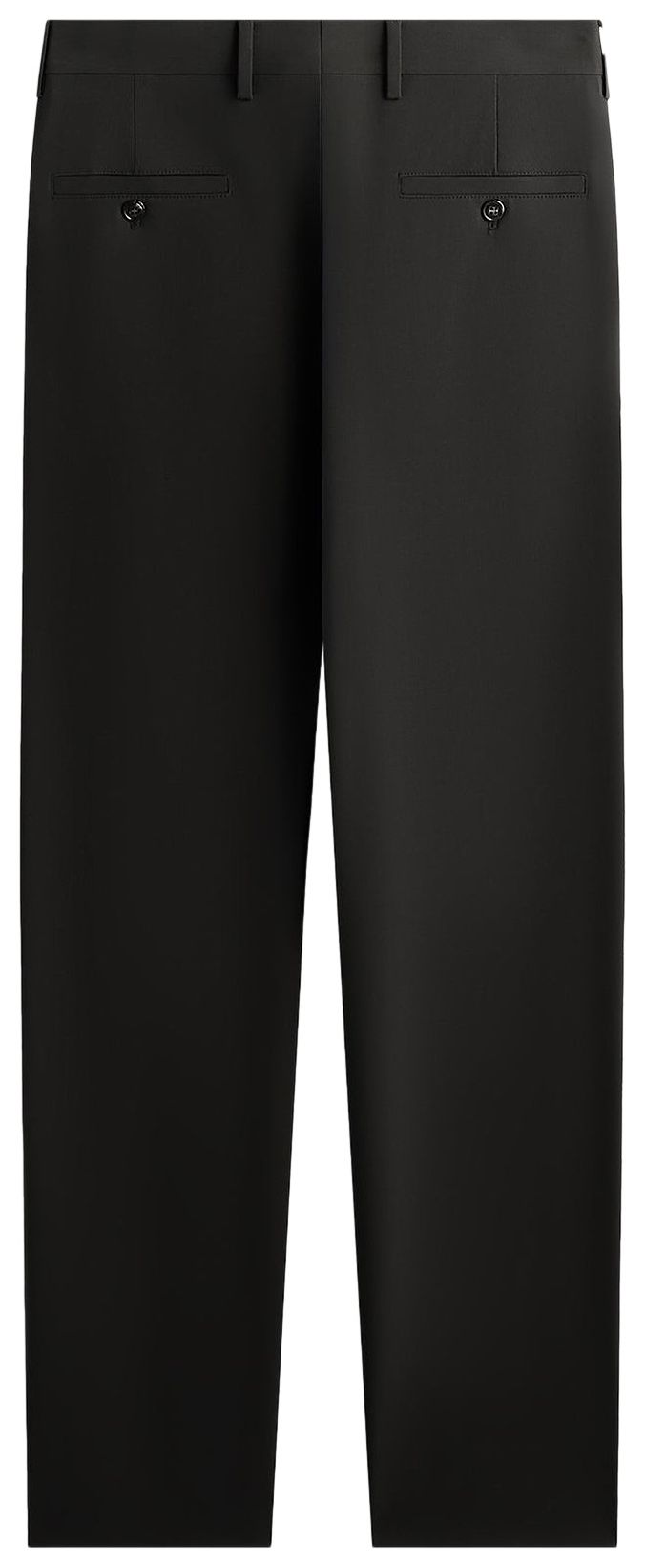 Kith Giorgio Armani  Kin Milano Crepe Flat Front Trouser Black