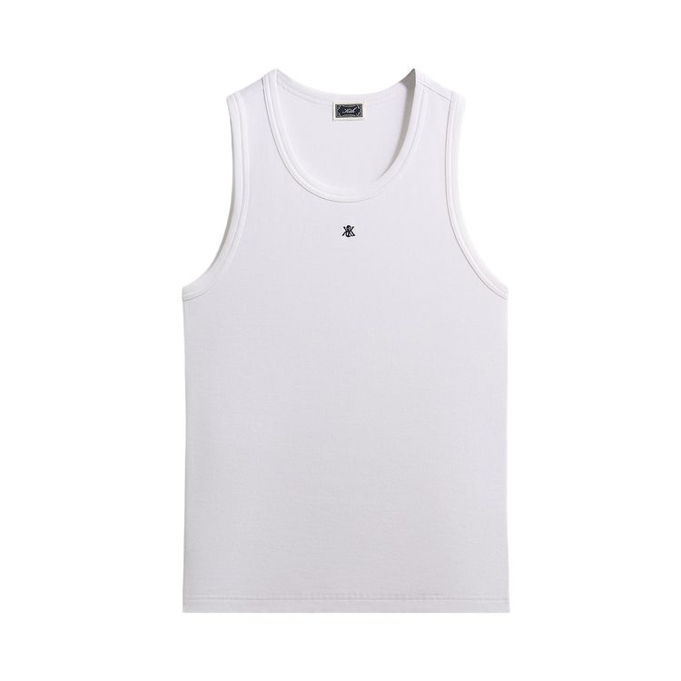 Kith Crest Ribbed Tank White