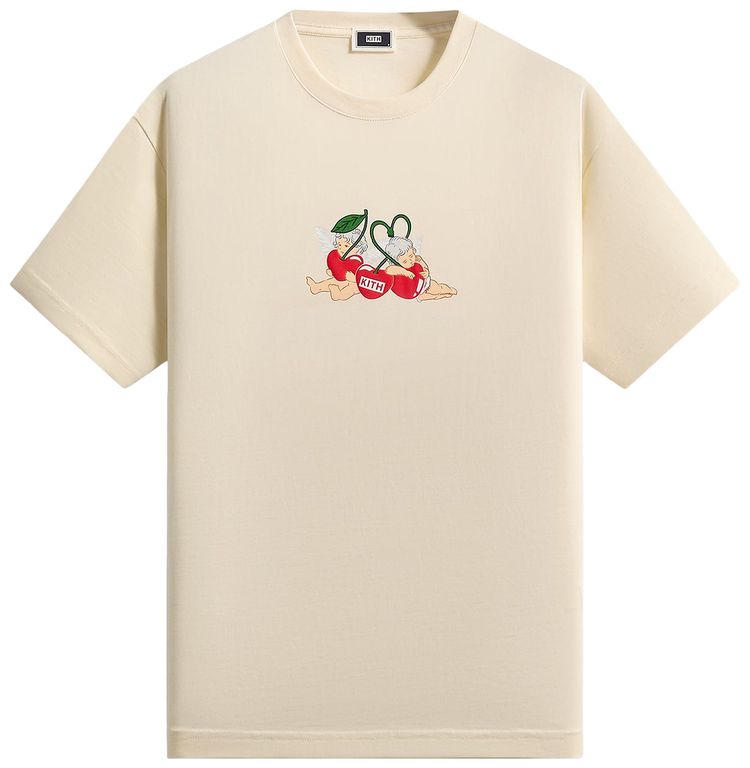 Kith Cherry Bunch Tee Sandrift