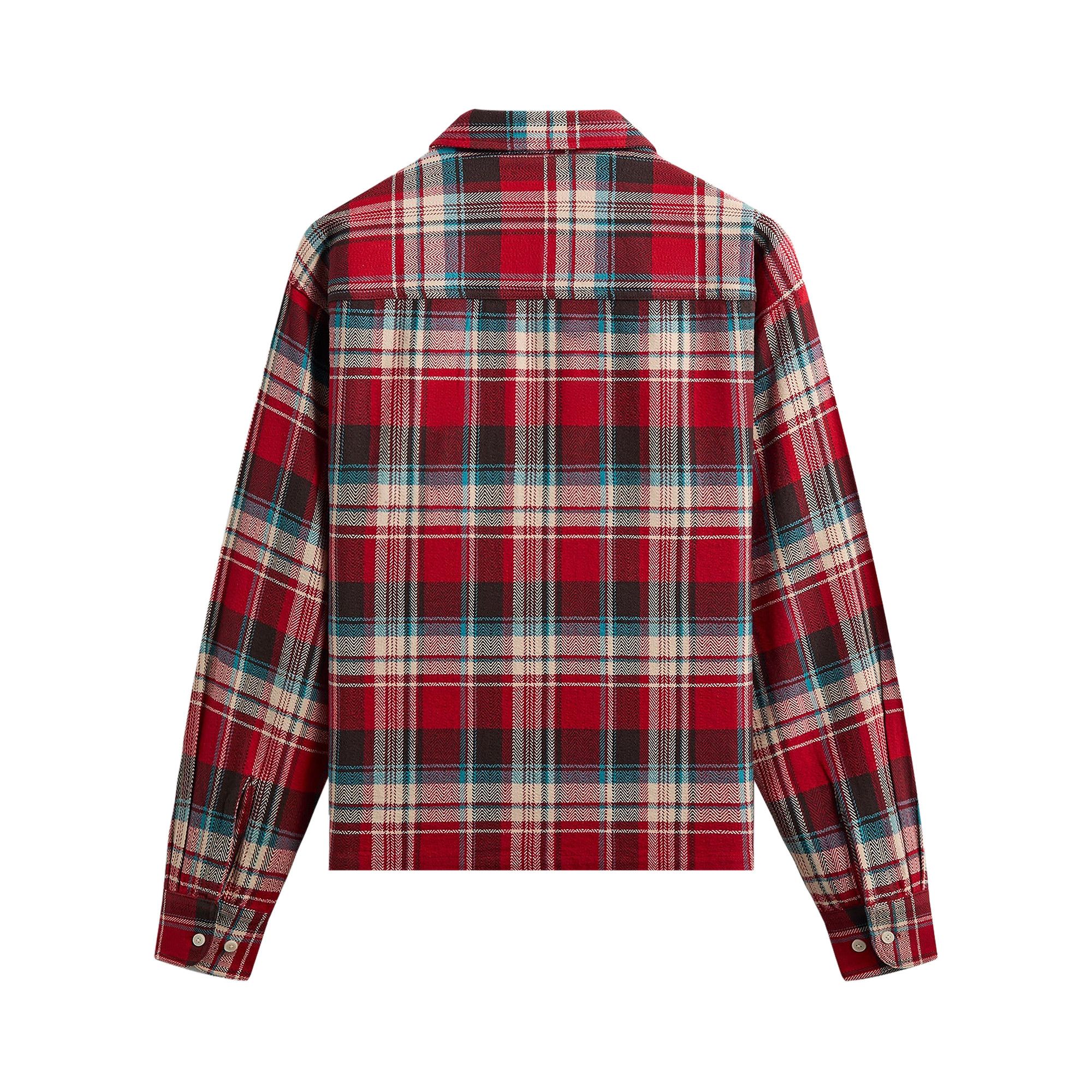 Buy Kith Plaid Henson Button Down Shirt 'Might' - KHM034480 7035