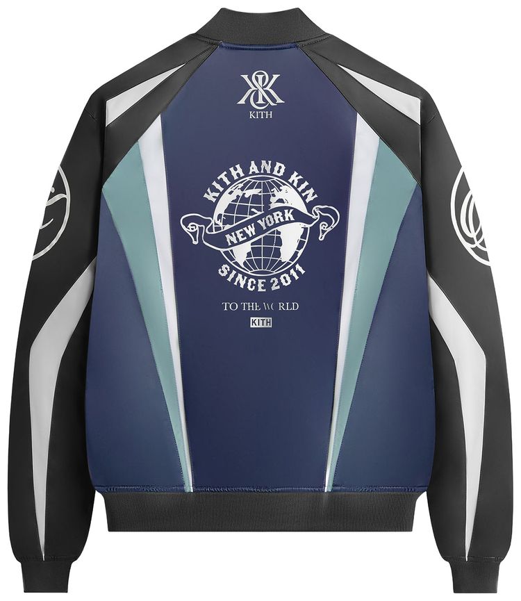 Kith Roy Racing Nylon Bomber Jacket Nocturnal