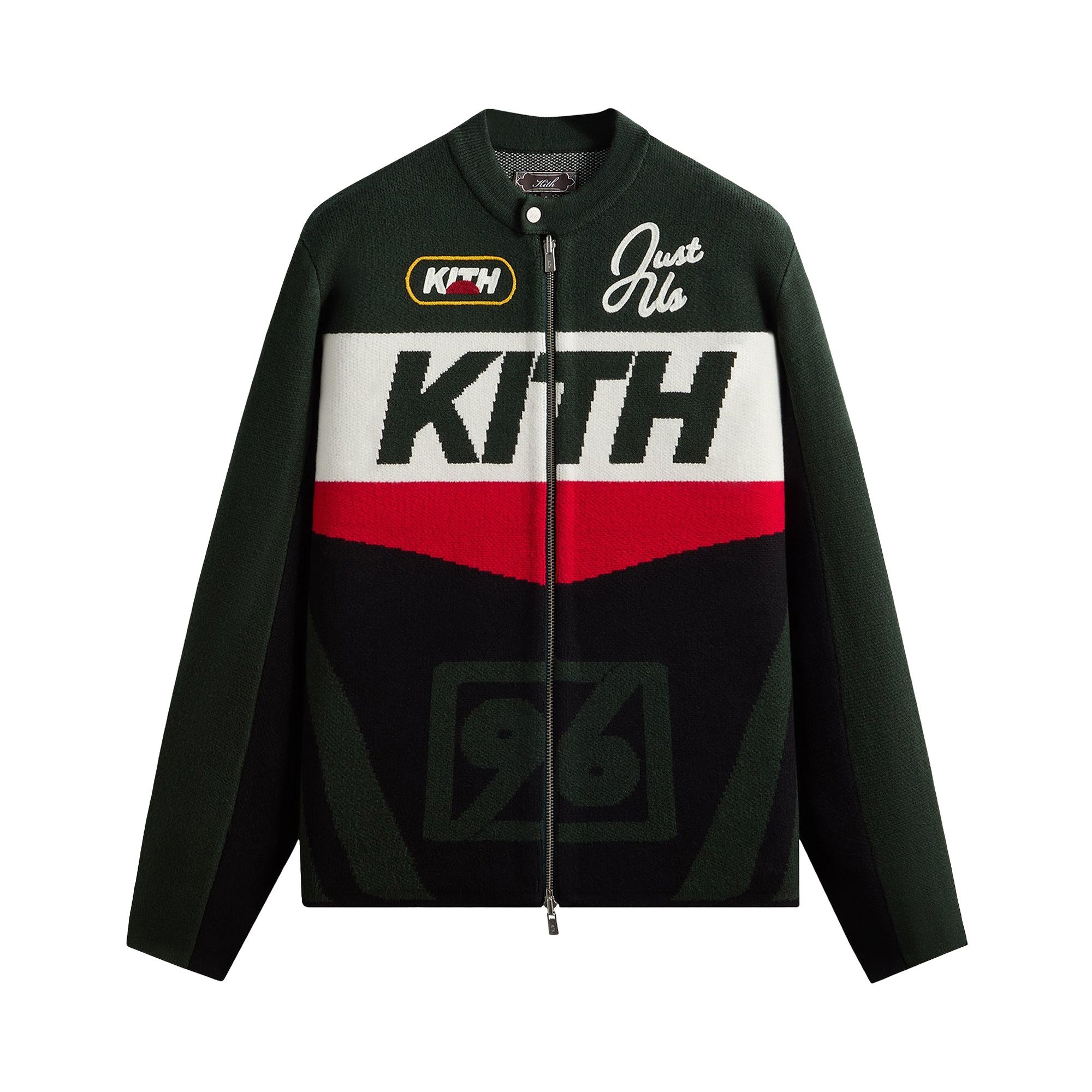 リ*ド様 KITH SOLID MILITIA JACKET CRINKLE Buy Kith Knit Moto Full Zip Jacket 'Stadium' - KHM034462 302 | GOAT
