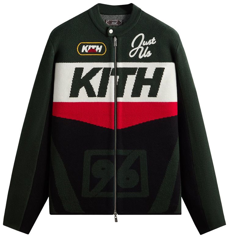 Kith Knit Moto Full Zip Jacket Stadium