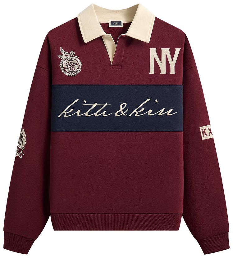Kith Autograph Nelson Rugby Pullover Magma