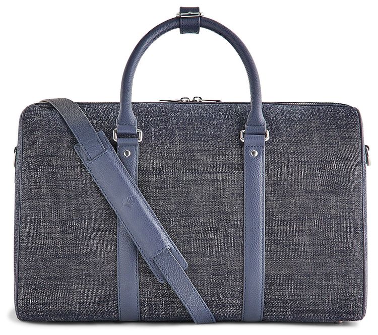 Kith Kin Wool Denim Traveler K40 Duffle Bag Blue Navy