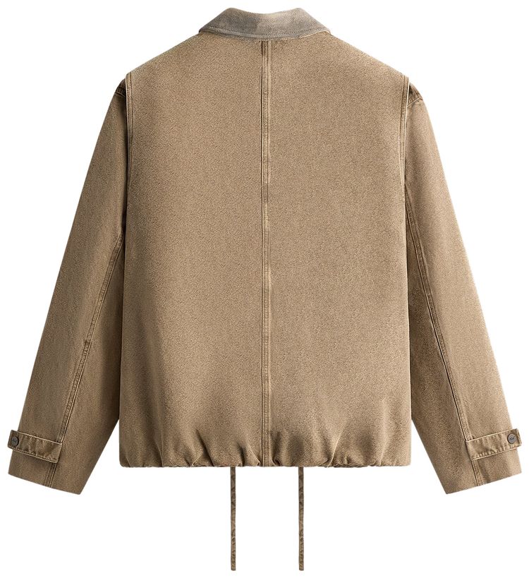 Kith Washed Canvas Ariel Blouson Jacket Sandalwood
