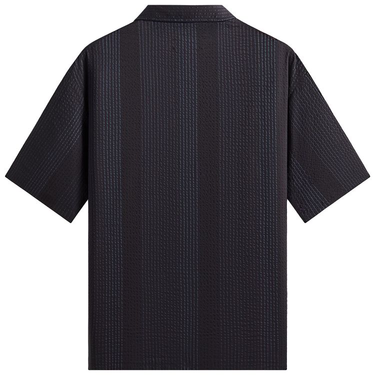 Kith Seersucker Harway Polo   Nocturnal Sandrift