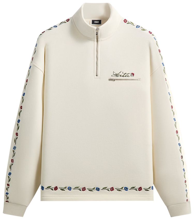 Kith Floral Queensbridge Quarter Zip Silk