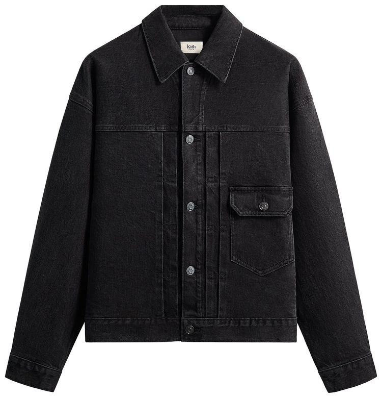 Kith Alonzo Denim Jacket Washed Black