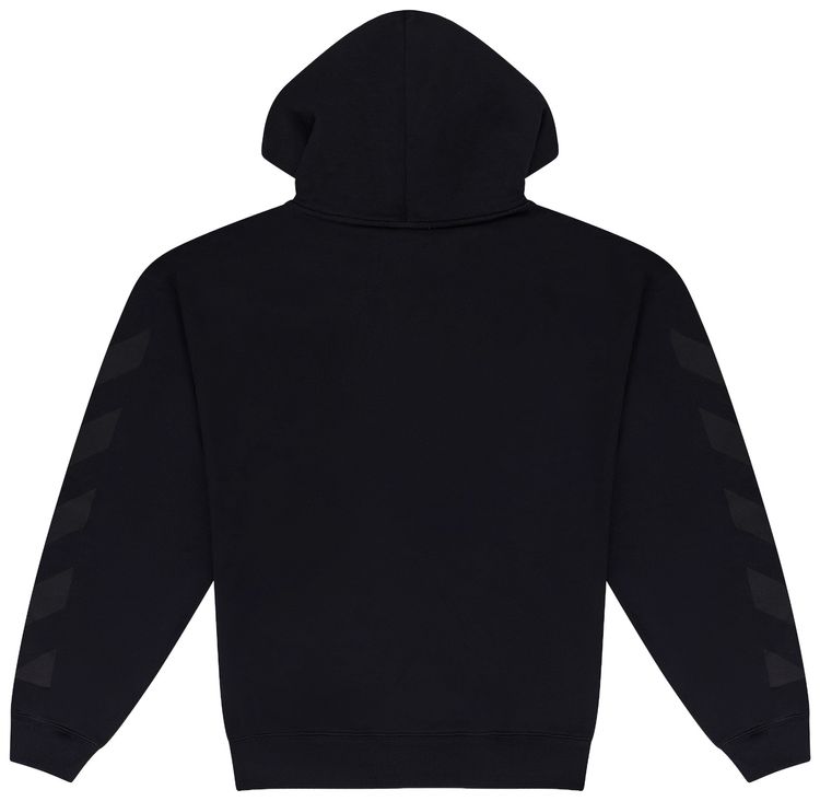Off White Diagonal Skate Hoodie Black
