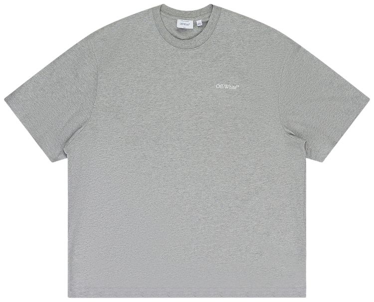 Off White Chain Arrow T Shirt Grey
