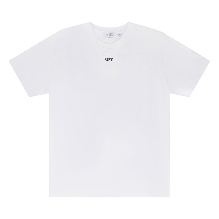 Off White Spray Can Arrow Slim T Shirt White