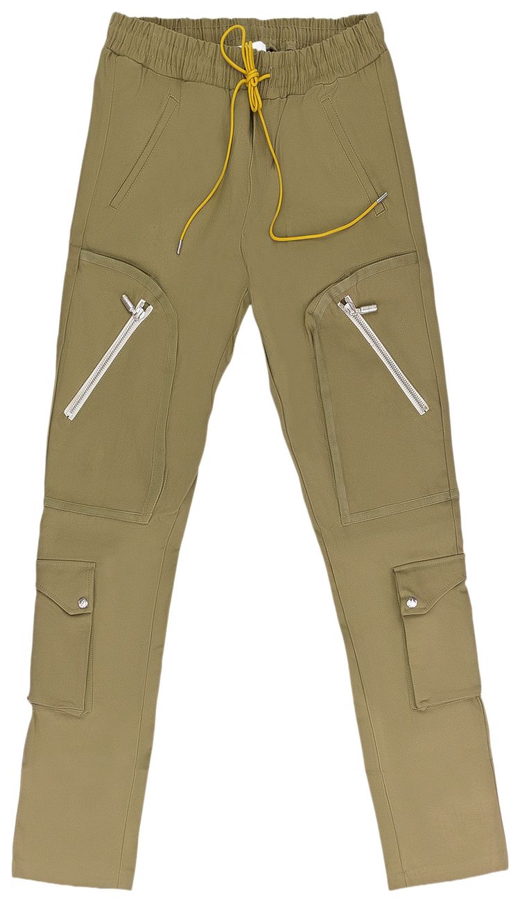 Rhude Canvas Cargo Pants Green
