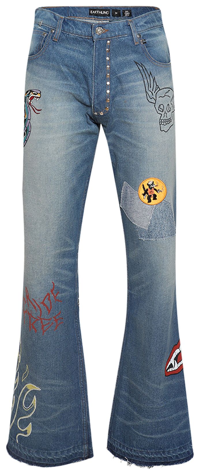 Earthling VIP Ride Free Denim Pant Blue