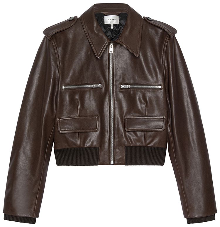 FRAME Denim The Aviator Jacket Americano