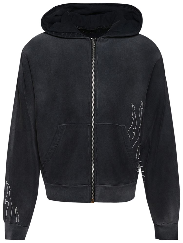 Earthling VIP Die Free Zip Up Hoodie Black