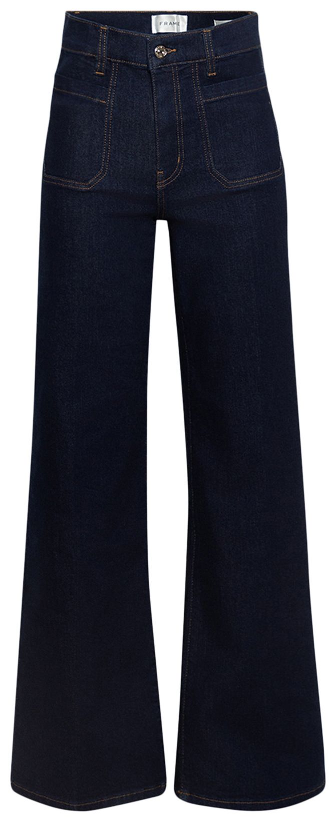 FRAME Denim Le Slim Palazzo Modernist Pocket Rinse