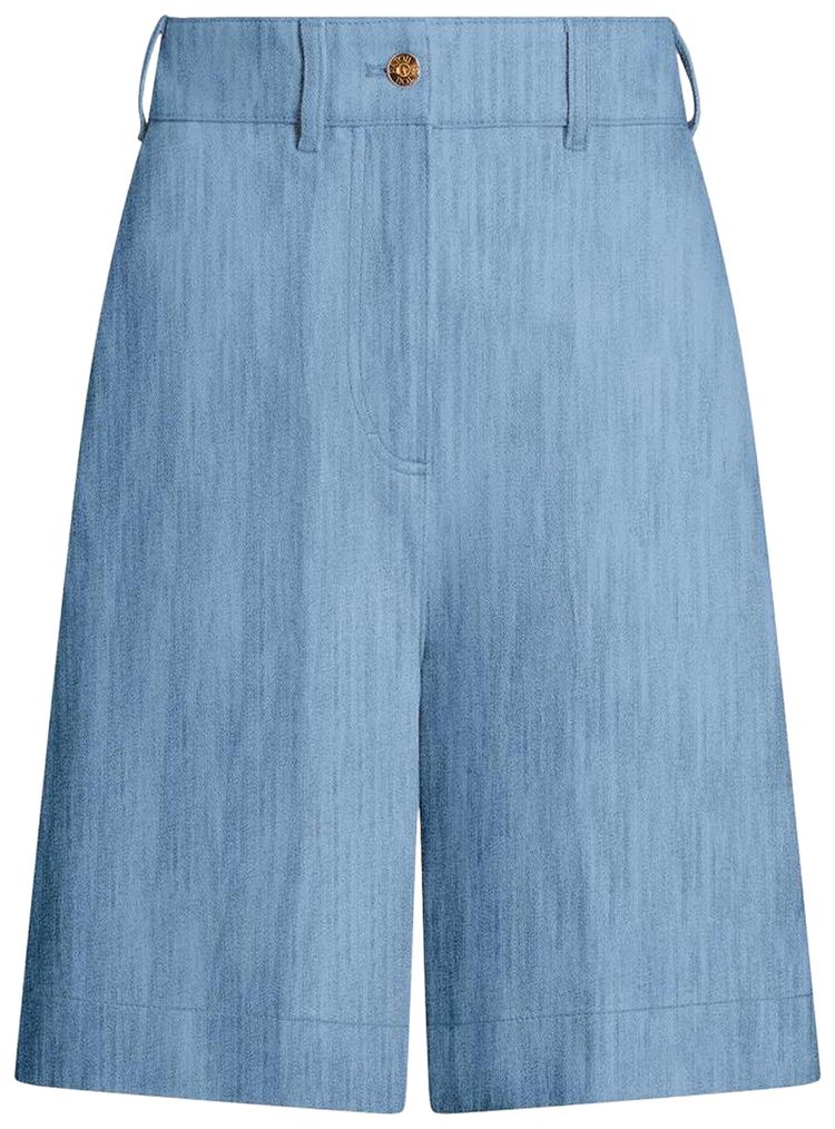 Patou Denim Bermuda Riviera Sky Blue