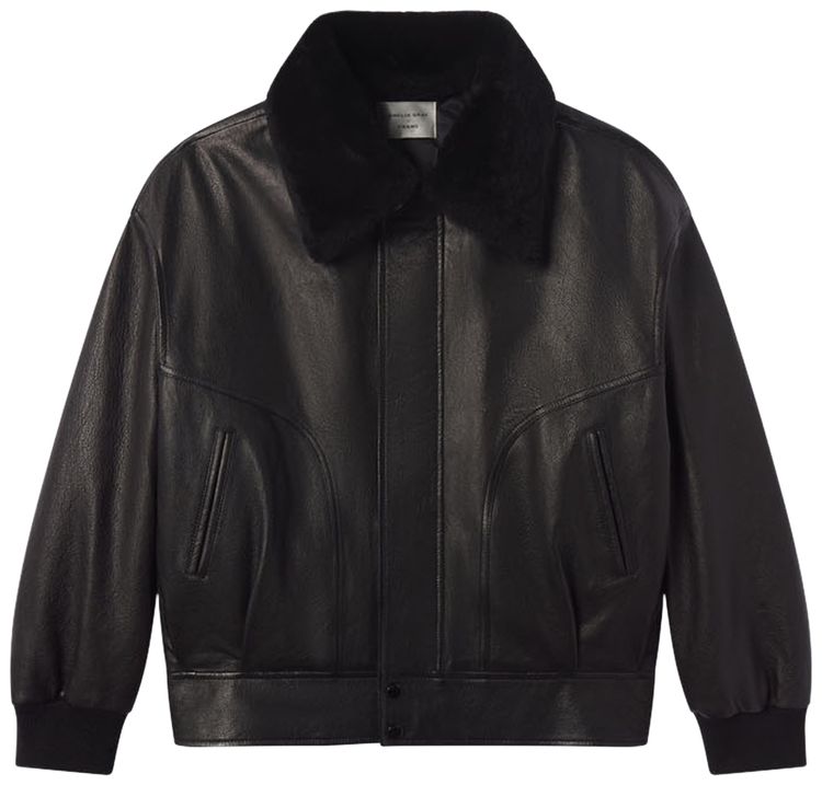 FRAME Denim The Nightcap Bomber Black