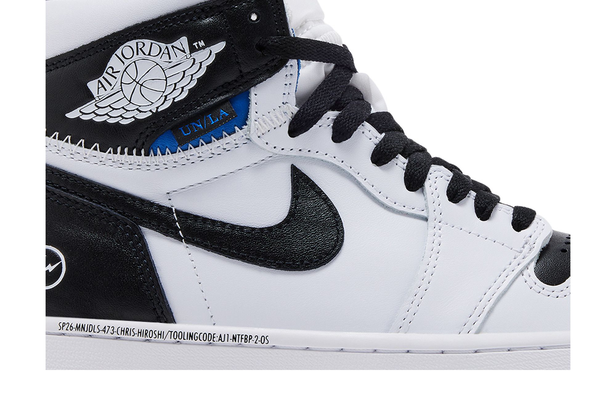 fragment design × UNION × Nike Air Jordan 1 Retro High OG "Black/White" Fragment Union Air Jordan 1 Black White II7282-100 Release Date