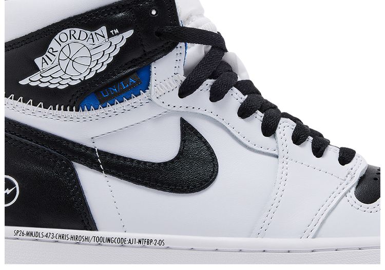 Fragment Design x Union LA x Air Jordan 1 Retro High OG SP White Black