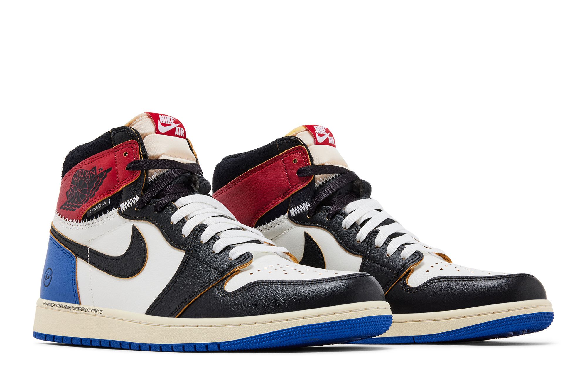 Fragment Design X Union La X Air Jordan 1 RETRO High OG Varsity