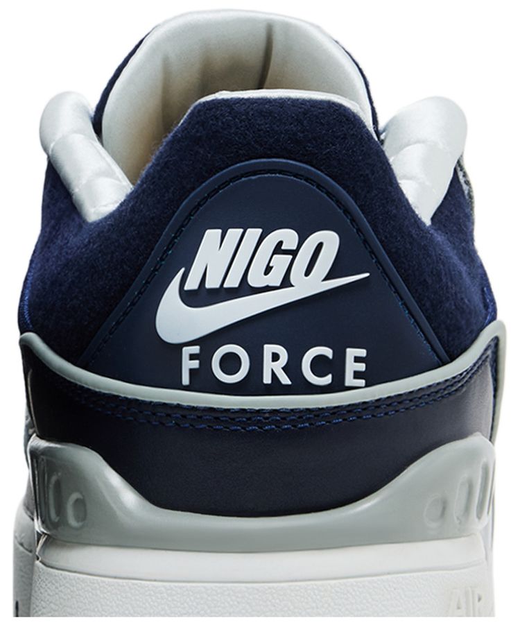 Nigo x Nike Air Force 3 SP College Pack   Midnight Navy
