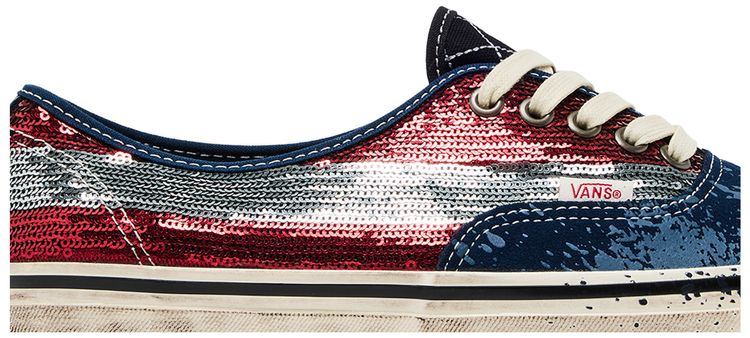 Vans Authentic Premium La Habana   Red Navy