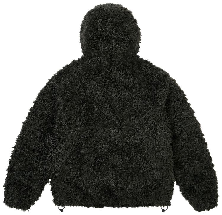 Palace Furry Fleece Jacket Black