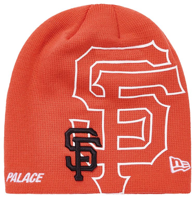 Palace x San Francisco Giants New Era Nein Cuff Beanie Orange