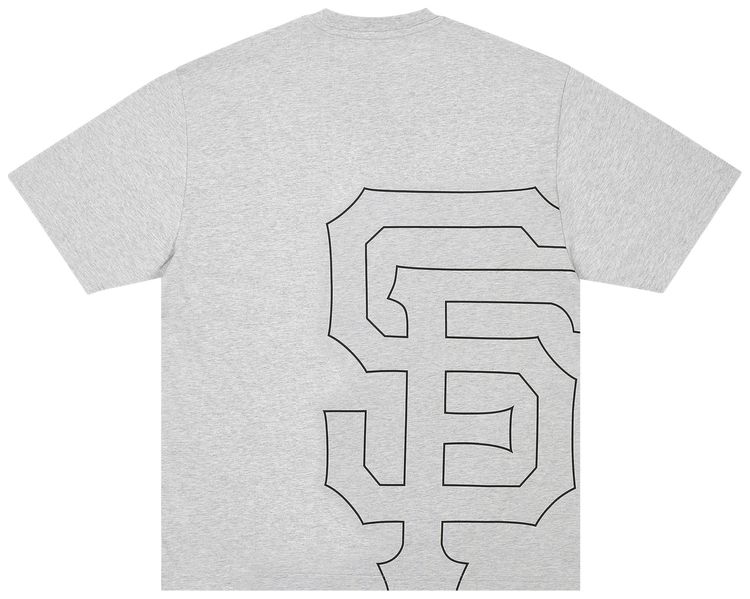 Palace x San Francisco Giants T Shirt Grey Marl