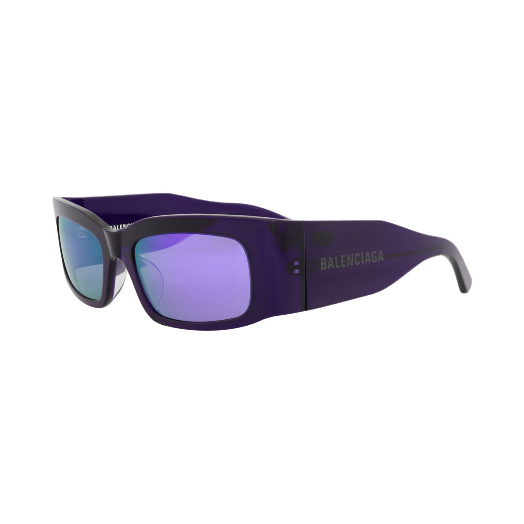 Buy Balenciaga Square-Frame Recycled Acetate Sunglasses 'Violet