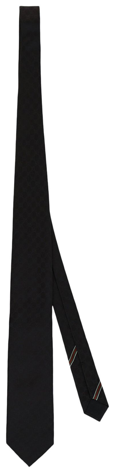 Gucci GG Supreme Silk Tie Black