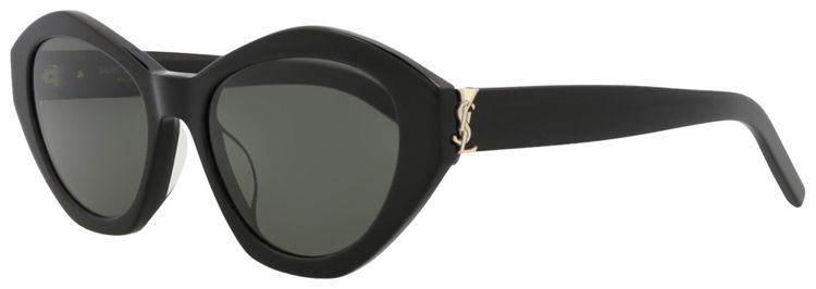 Saint Laurent Cat Eye Frame Acetate Sunglasses BlackGrey