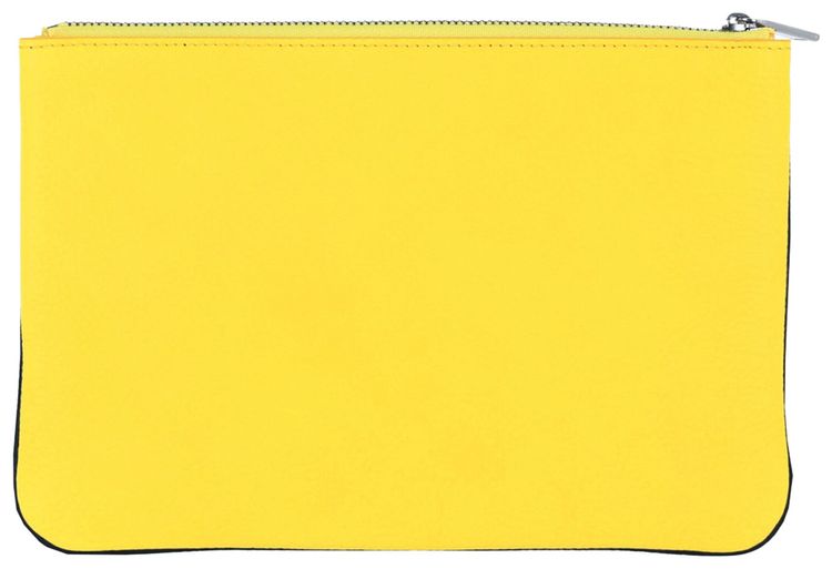 Ferragamo Cutout Leather Pouch Black