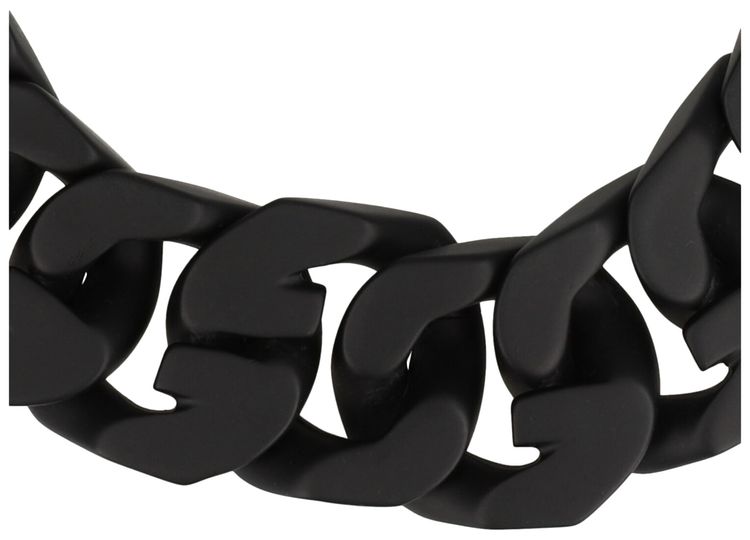 Givenchy G Link Large Chain Necklace Black