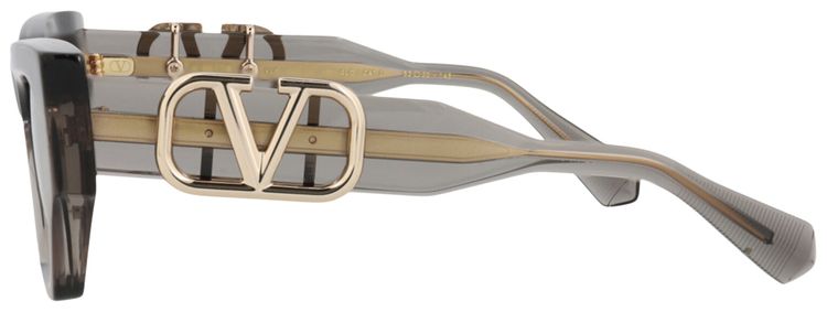 Valentino Cat Eye Frame Acetate Sunglasses GreyRose