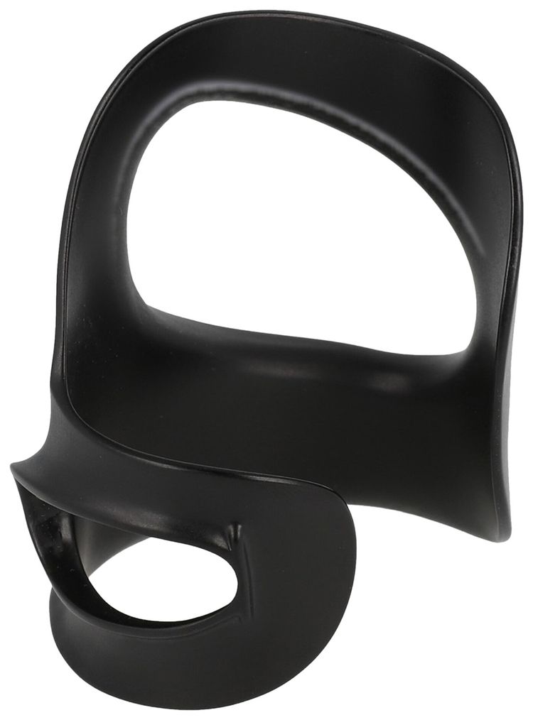 Ferragamo Small Sculptural Cutout Bracelet Black