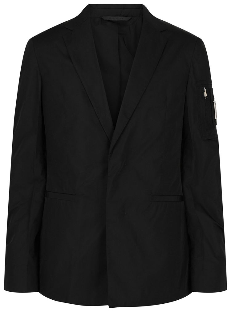 Givenchy Zip Pocket Blazer Black