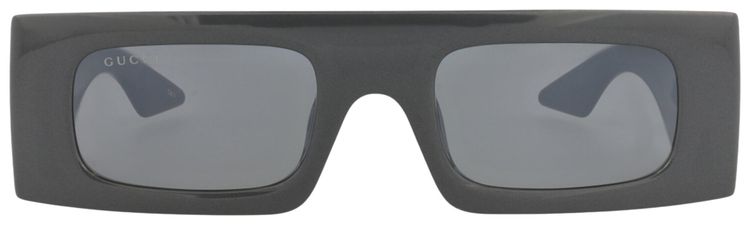 Gucci Shield Frame Injection Sunglasses Grey