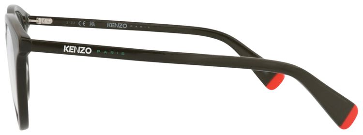 Kenzo Round Frame Acetate Optical Frames GreenTransparent