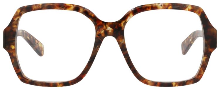 Chloe Square Frame Recycled Acetate Optical Frames HavanaTransparent