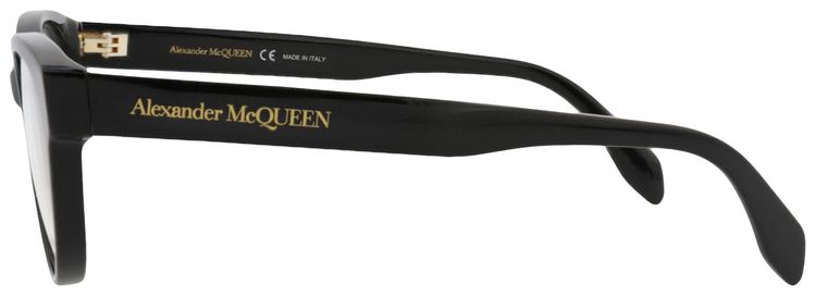 Alexander McQueen Cat Eye Frame Acetate Optical Frames BlackTransparent