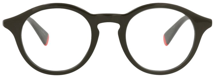 Kenzo Round Frame Acetate Optical Frames GreenTransparent