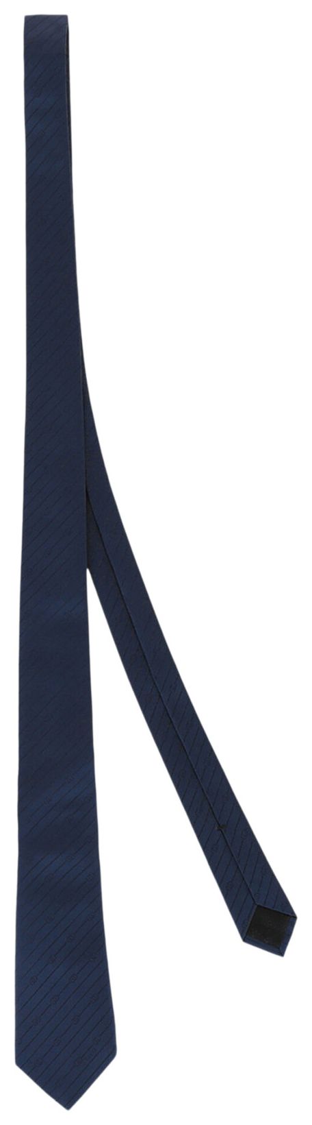 Gucci Interlocking G Silk Jacquard Tie Dark Blue